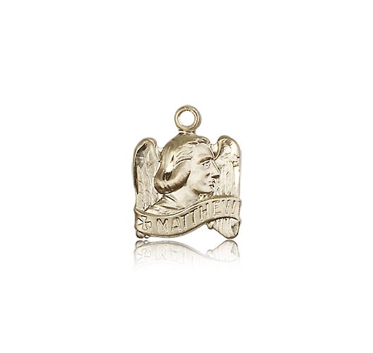 St. Matthew Medal, 14 Karat Gold - 14 KT Yellow Gold