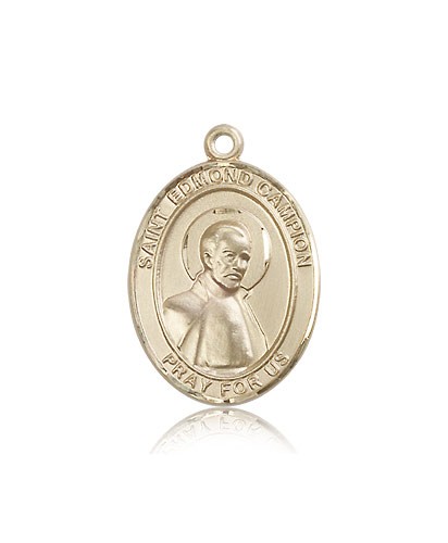 St. Edmund Campion Medal, 14 Karat Gold, Large - 14 KT Yellow Gold