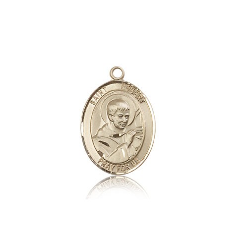 St. Robert Bellarmine Medal, 14 Karat Gold, Medium - 14 KT Yellow Gold