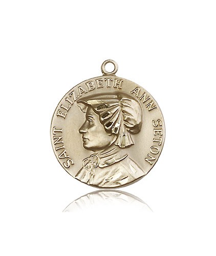 St. Ann Medal, 14 Karat Gold - 14 KT Yellow Gold
