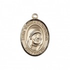 St. Teresa of Calcutta Medal, 14 Karat Gold, Medium