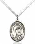 St. Teresa of Calcutta Medal, Sterling Silver, Medium