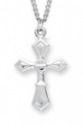Communion Cross Necklace, Sterling Silver with Chain