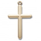 Cross Pendant Gold Plated Sterling Silver