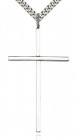 Large Sterling Silver Cross Pendant