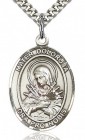 Mater Dolorosa Medal, Sterling Silver, Large