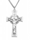 Men's Celtic Cut Out Crucifix Pendant