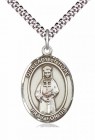 Men's Pewter Oval Our Lady of Hope Medal