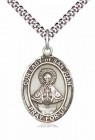 Men's Pewter Oval Our Lady of San Juan Medal