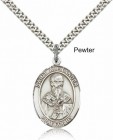 Men's Pewter Oval St. Alexander Sauli Medal