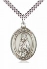 Men's Pewter Oval St. Alice Medal