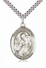 Men's Pewter Oval St. Alphonsus Medal