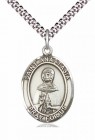 Men's Pewter Oval St. Anastasia Medal