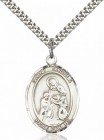 Men's Pewter Oval St. Angela Merici Medal
