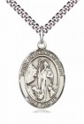 Men's Pewter Oval St. Anthony of Egypt Medal