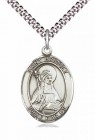 Men's Pewter Oval St. Bridget of Sweden Medal