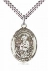 Men's Pewter Oval St. Christina the Astonishing Medal