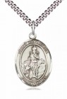 Men's Pewter Oval St. Cornelius Medal