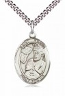 Men's Pewter Oval St. Edwin Medal