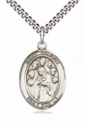 Men's Pewter Oval St. Felicity Medal