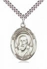 Men's Pewter Oval St. Francis De Sales Medal