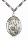 Men's Pewter Oval St. Gerard Majella Medal