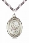 Men's Pewter Oval St. Gianna Medal