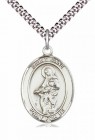 Men's Pewter Oval St. Jane of Valois Medal