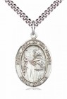 Men's Pewter Oval St. John of the Cross Medal