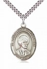 Men's Pewter Oval St. Louis Marie De Montfort Medal