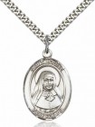 Men's Pewter Oval St. Louise De Marillac Medal