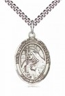 Men's Pewter Oval St. Margaret of Cortona Medal