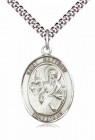 Men's Pewter Oval St. Matthew the Apostle Medal