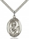 Men's Pewter Oval St. Paul the Apostle Medal