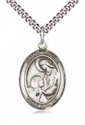 Men's Pewter Oval St. Paula Medal