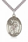 Men's Pewter Oval St. Peter Nolasco Medal