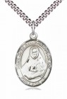 Men's Pewter Oval St. Rose Philippine Medal