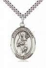 Men's Pewter Oval St. Scholastica Medal
