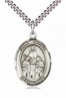 Men's Pewter Oval St. Sophia Medal