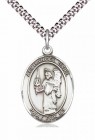 Men's Pewter Oval St. Uriel Medal