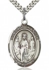 Our Lady of Knock Medal, Sterling Silver, Large