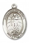 Our Lady of Tears Medal, Sterling Silver, Large