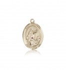 St. Colette Medal, 14 Karat Gold, Medium