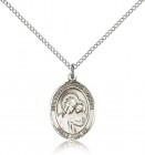 Our Lady of Good Counsel Medal, Sterling Silver, Medium
