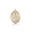 St. Odilia Medal, 14 Karat Gold, Medium