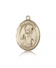St. Dennis Medal, 14 Karat Gold, Large