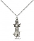 St. Francis Medal, Sterling Silver
