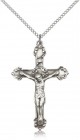 Crucifix Pendant, Sterling Silver