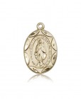 Miraculous Medal, 14 Karat Gold
