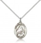 Our Lady of Grapes Medal, Sterling Silver, Medium